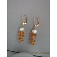 Turbo Amber Earrings